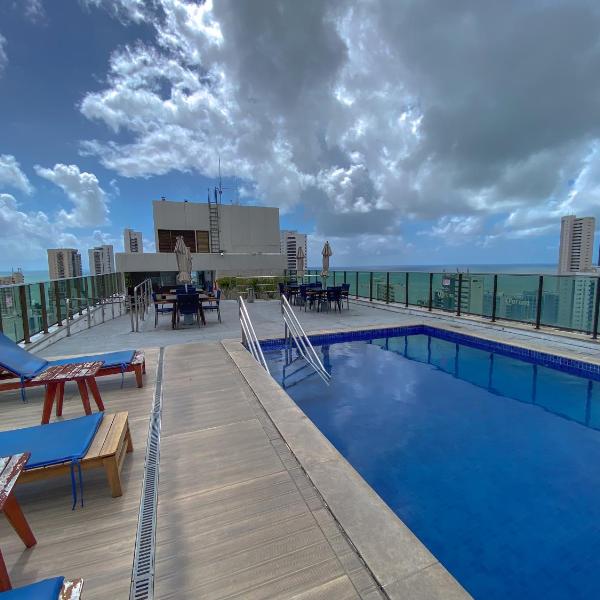 Flat completo em Boa Viagem - Piscina, Academia, Roftop e Wi-Fi Rápido - Foto 4