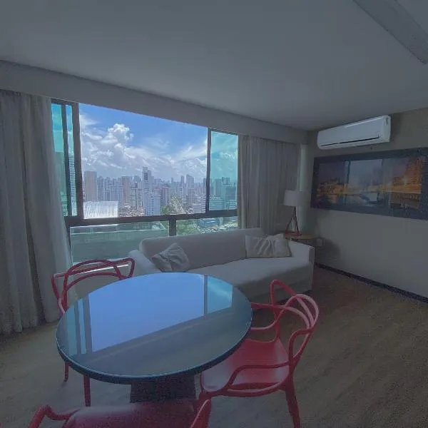 Flat Exclusivo com Cozinha Completa, Piscina e Próximo à Praia Boa Viagem, hotel in Recife