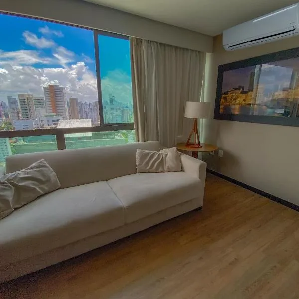 Flat Exclusivo com Cozinha Completa, Piscina,e a 3 min da Praia, hotel i Recife