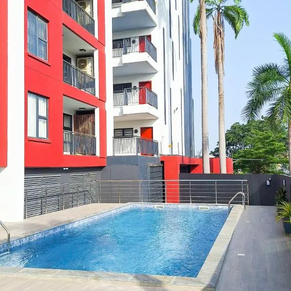 Beaufort Luxury Hideout, Restaurant, FREE Swimming pools & Gym, 10 mins from Airport, 24-7 Security Guards, Backup Power, Close to Tourist Attractions, City View, hotel a Accra