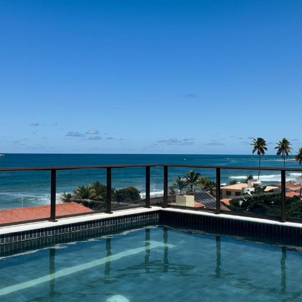 Azul Maré Flat 310 - Rooftop no prédio - 1 Min da Praia - Centro