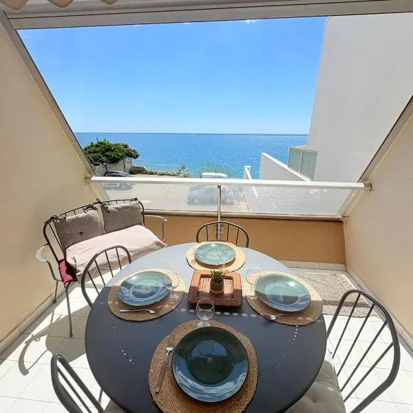 Les Sables Fins, Joli Appartement Front de Mer, 1 min des plages, Parking, hotell sihtkohas Sète