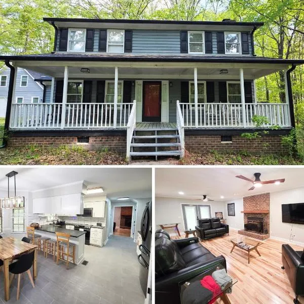 3BR House at Pine Forest Hideaway - 12 Minutes to UNC - Near Jordan Lake, hotel a Chapel Hill