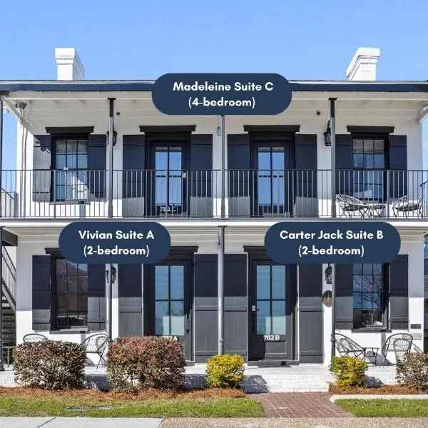 Old Spanish House Suite A Downtown Retreat, готель у місті Білоксі