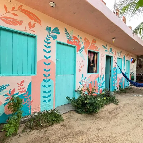 Hostel Flor da Vida, hotel di Canoa Quebrada