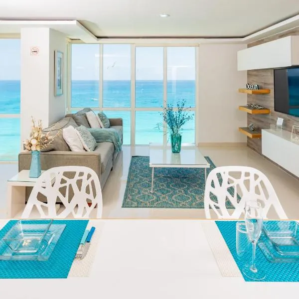 Ocean View Modern Condo & Luxury Amenities, hotel v destinaci Cancún
