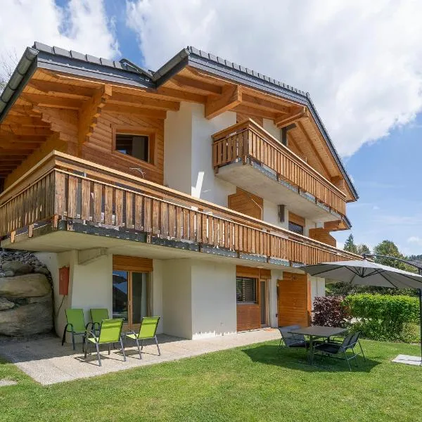 2,5 Plein Sud avec terrasse, ξενοδοχείο σε Ovronnaz