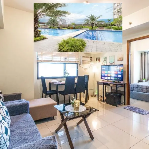 NEW and COZY! Good for 1-5 Guests, 1BR, free Pool & Gym, Kids Place and Billard in Horizon 101, hotel in Cebu City