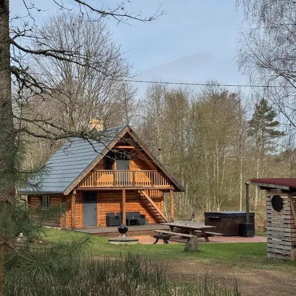 Salmiņu Pirtsmāja ar relaksējošu baļļu, hotel v destinaci Pastva Barbern