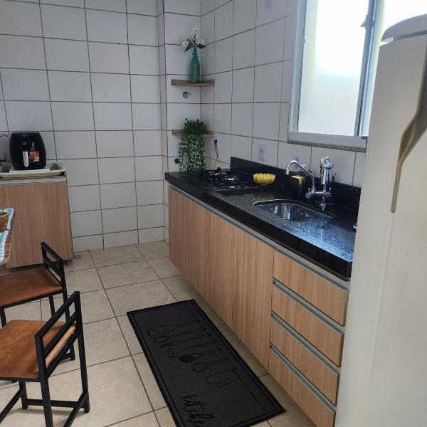Apartamento confortável com garden