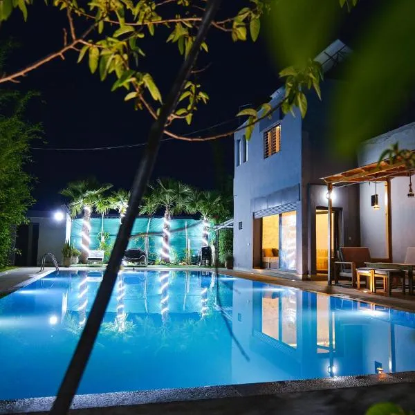 Al Nakheel - Ferme Spacieuse avec Grande Piscine Privée et Espace Vert، فندق في القنيطرة