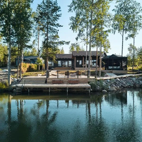 Villa Lillan - Luxury Seaside Villa with Sauna & Jacuzzi, hotelli Porvoossa
