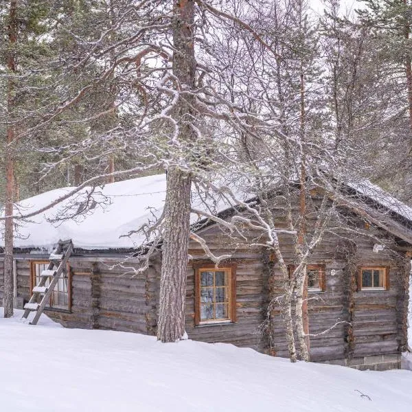 Kuukkeli Log Houses Aurora- Secret Cabin, hotel v destinaci Saariselka