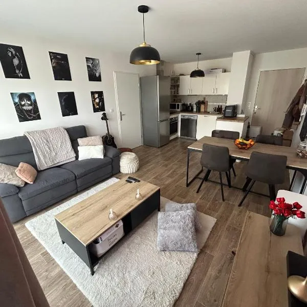Superbe nid douillet 42m avec balcon et parking, hotel in Longvic
