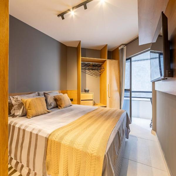 High Standard Studio Side Sea View Pajuçara Beach - Ten 207