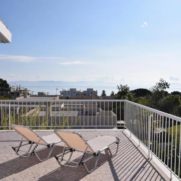 Stunning Seaview Apartment in Mati, Nea Makri, hotel en Nea Makri
