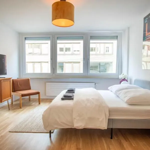 Central Studio Apartment with free BaselCard - Magritte, hotel en Basilea