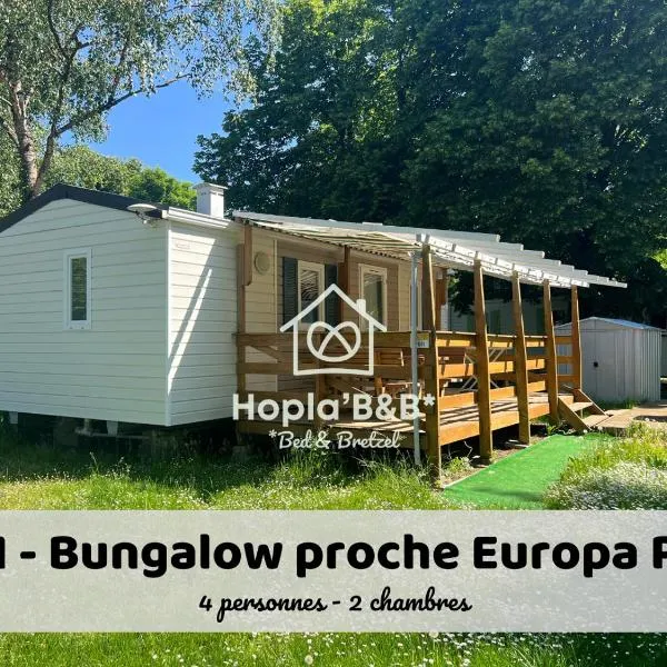 F011- Bungalow ensoleillé pour 4 proche EuropaPark, hotel in Boofzheim