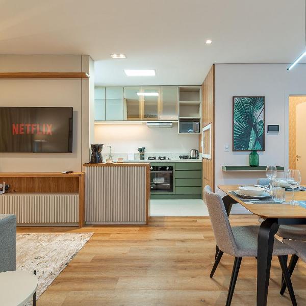 Villa Olga 204 - Lindo apartamento em Gramado