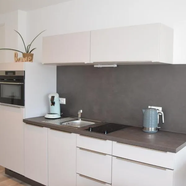 Apartment mit Küche, 2 Einzelbetten, Dusche, Parkplatz, schnellem Internet, ADA3, hotel in Kulmbach