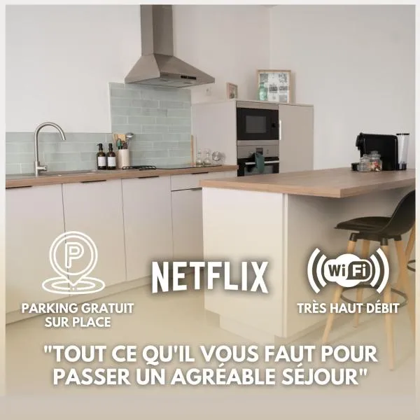 Lou Cabanot - Appartement lumineux 3 chambres - Parking Gratuit, hotel v destinaci Béziers