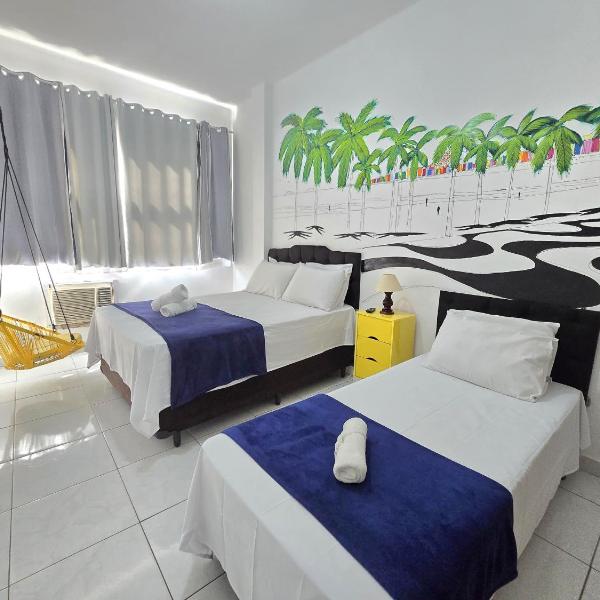 Qto e Sala, Smart TV, Wi-Fi, Ar-Cond, Praia de Copacabana - Foto 2