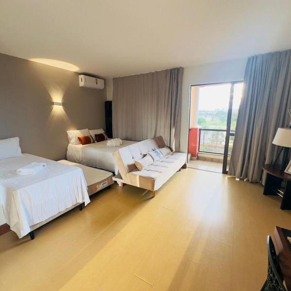 Flat 428 vista lago 2 camas em Brasília - Foto 2