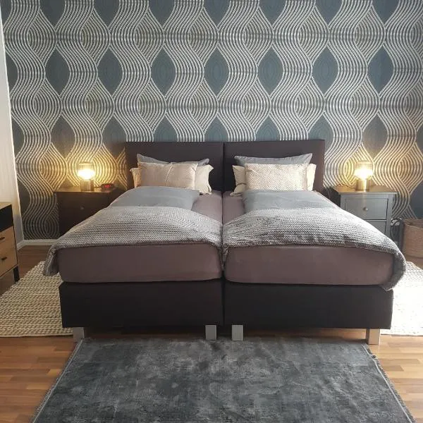 Einführungspreis Gemütliche Auszeit - Designwohnung - 4 Sterne Hotelboxspringbetten - Küche - Familie - Erdgeschoss, hotel in Recklinghausen