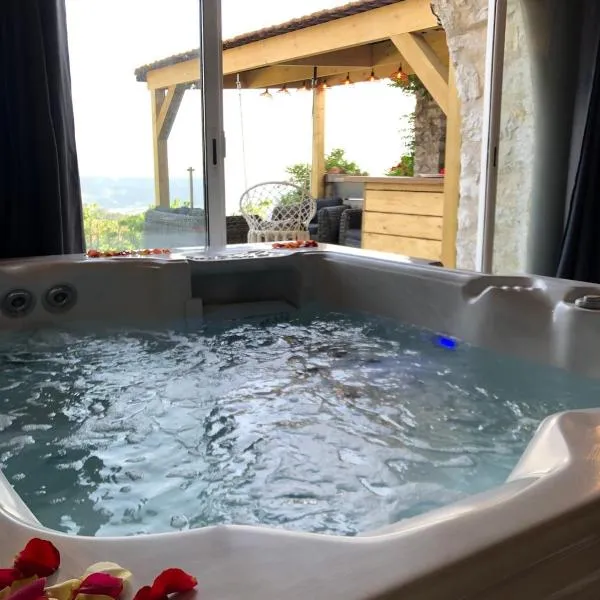 Nuit insolite avec jacuzzi privatif et piscine, hotel en La Roquette-sur-Var