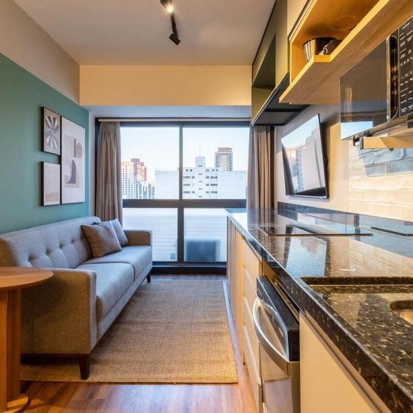 Apartamento 2 quartos contemporâneo em frente ao Allianz Parque com 1 vaga