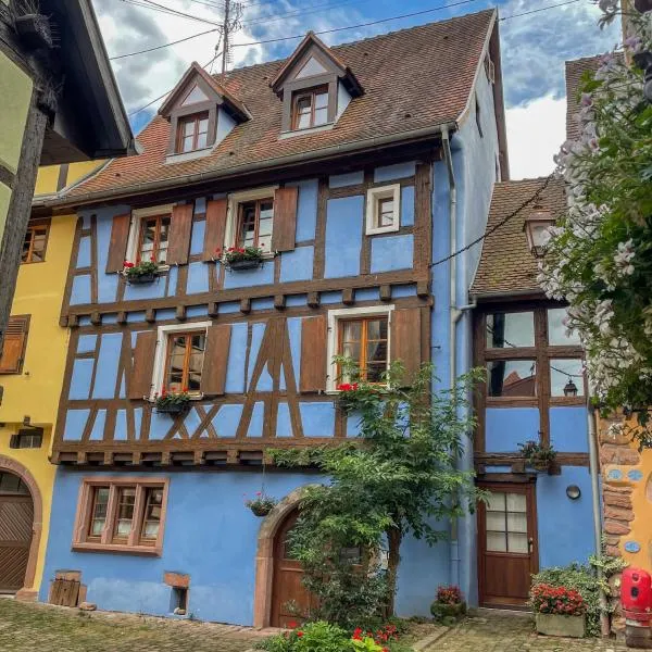 La Maison Bleue - Historic House in the Heart of Riquewihr, hotel v destinaci Riquewihr