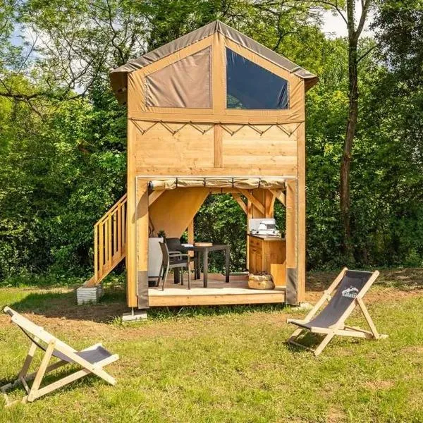 Camping 3 étoiles - Parc aquatique - ccba0ec, hotel in Urt