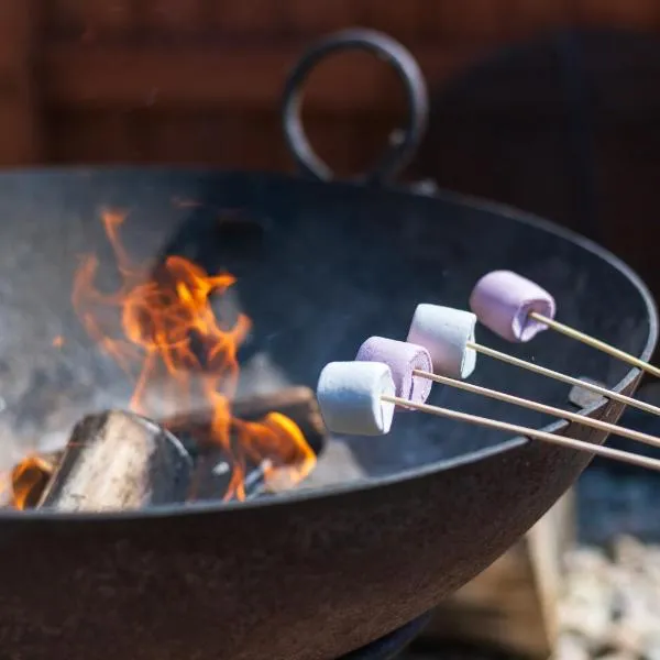 Countryside lodges at WOODS MEADOW, One with hot tub, All sleep 5 or 6 and have Wifi, En suite, Kitchenette, Fire Pits, Children's Play Area, Tennis, Surrounded by Nature - your peaceful family retreat nr Brands Hatch Kent!, hotel en West Malling