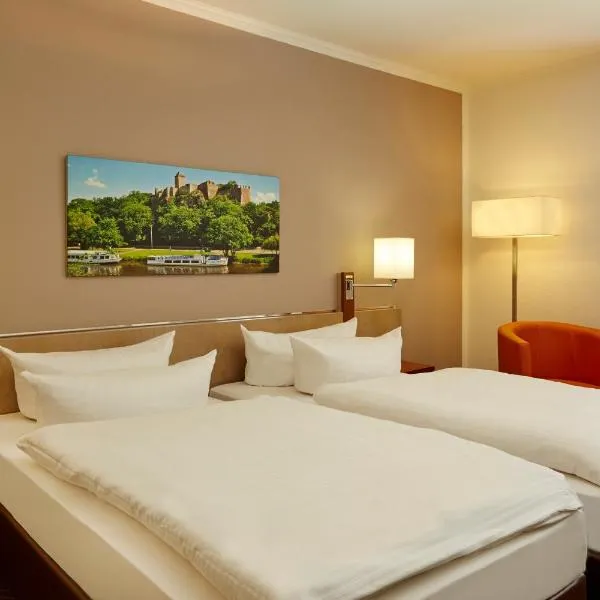 H+ Hotel Leipzig-Halle, hotel v destinaci Landsberg OT Peißen