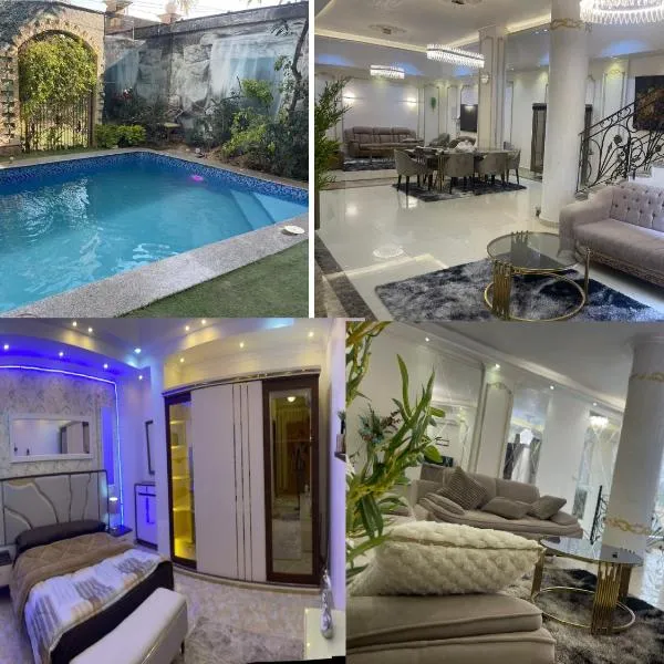 modern villa with coverable pool sheik zayed, hotel v destinaci Sheikh Zayed