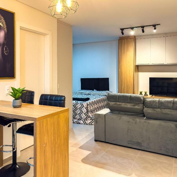Apto/Flat Moderno Perto da Unifebe e shoppings