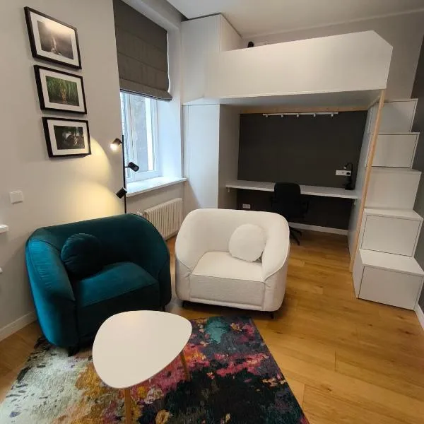 Quiet Loft , AC, Workspace, Top Location, Central Riga Old Town, Hotel in Riga