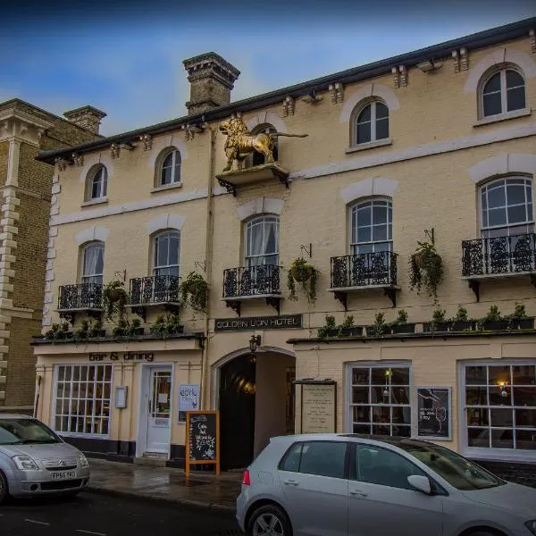 The Golden Lion Hotel, St Ives, Cambridgeshire、セント・アイヴスのホテル