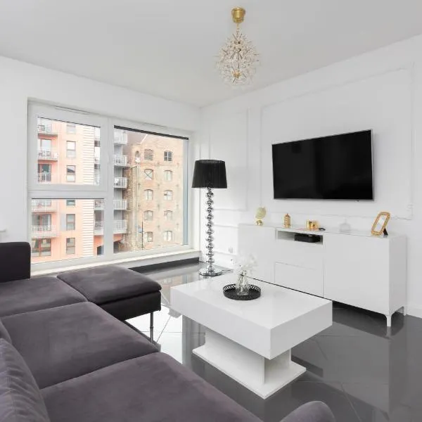 Flatbook Gdansk Old Town - Stylish 2-Bedroom Apartment with Parking, hotel di Gdańsk
