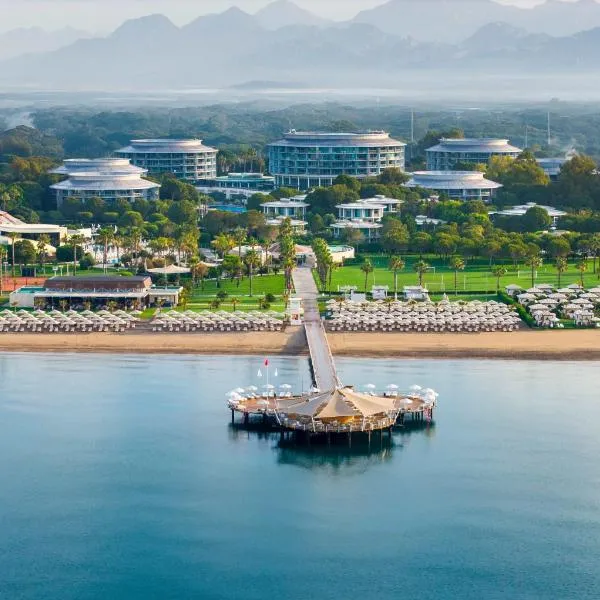 Calista Luxury Resort, hotel Belekben
