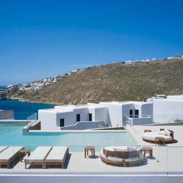 Iria Blue Mykonos, hotelli kohteessa Platis Gialos Mykonos