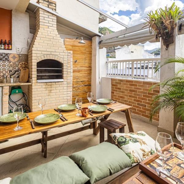 Penthouse Retreat with Jacuzzi and BBQ in the Heart of Copacabana - Foto 4