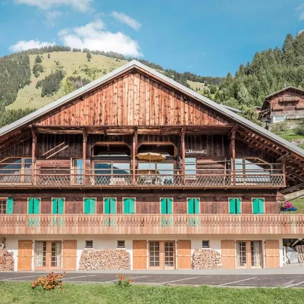 Appartement moderne à Châtel 60 m² avec terrasse privée, viešbutis mieste Šatelis