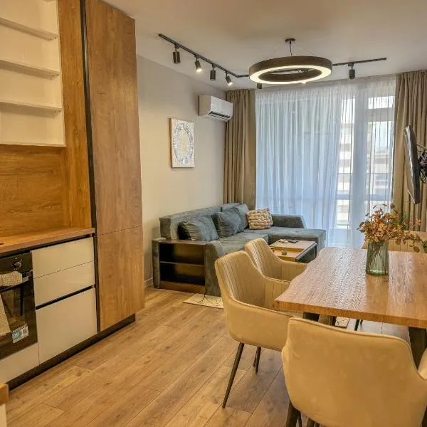 1BR Apartment with a Free Designated Parking Space, hotel v destinaci Plovdiv