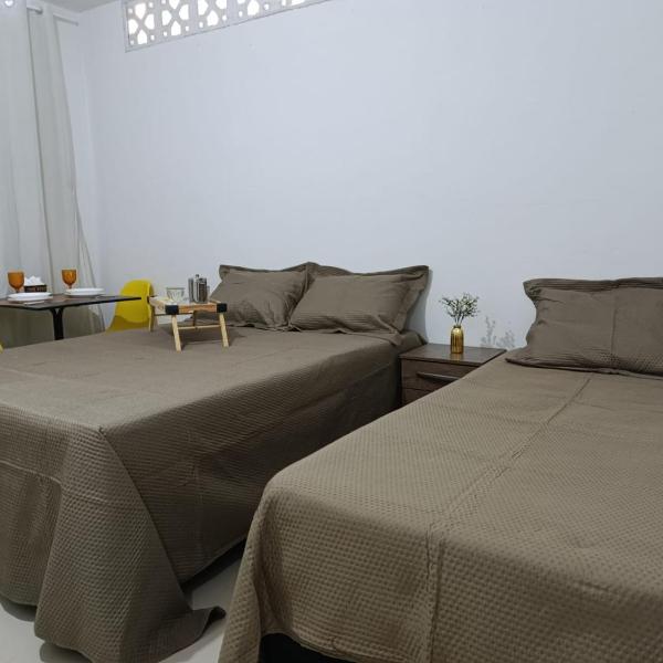 Suite com garagem 900 metros do Mar