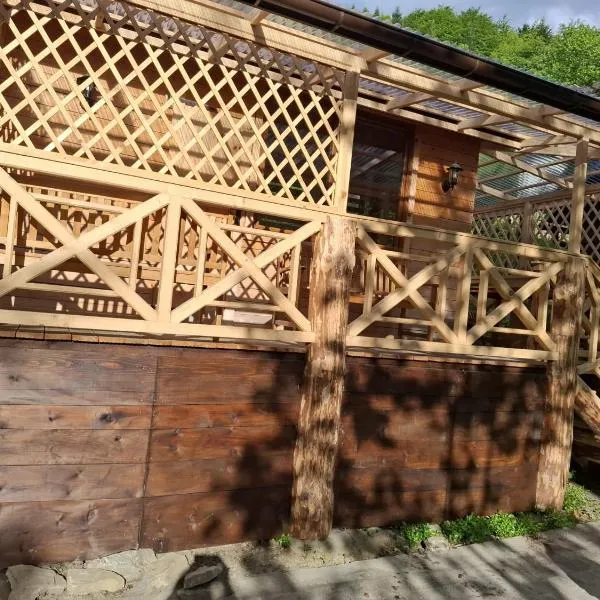 Mały domek nad rzeką, Obidza 381 Łącko, hotel v mestu Obidza