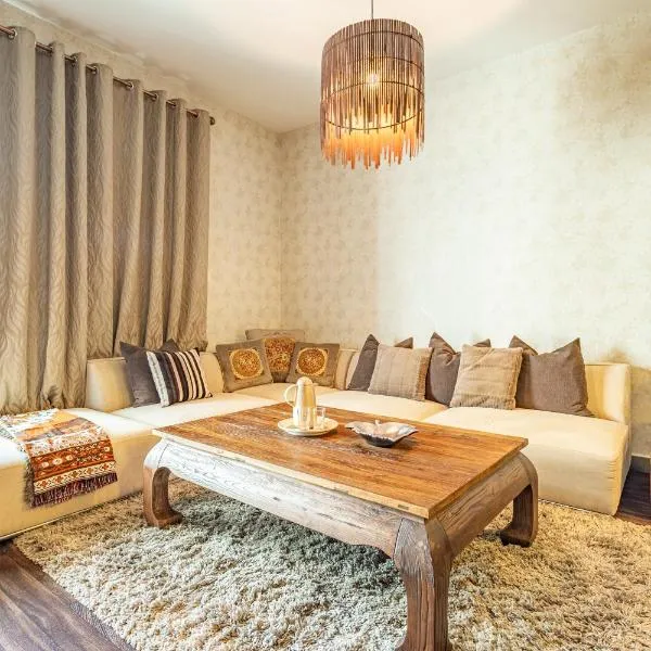 Modern Oasis - Elegant Cave - Family Heaven - Designer's Paradise - 10 min away from Abu Dhabi Airport, Yas Island, Formula 1, Ferrari World, SeaWorld, Warner Bros World, hotel v destinaci Abu Dhabi