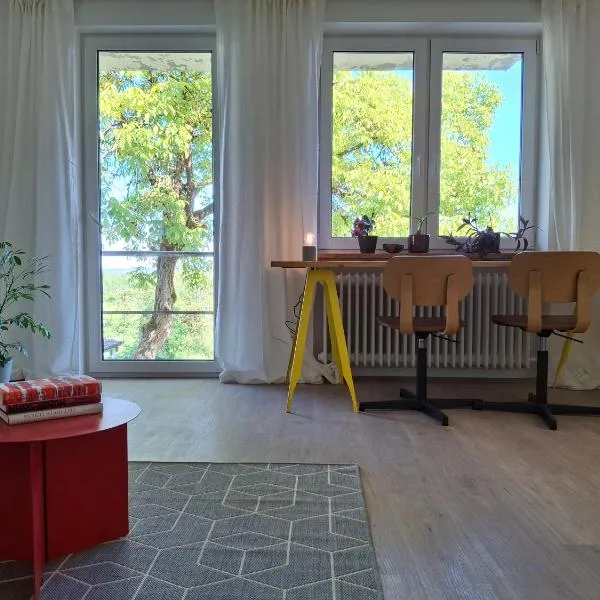 Neu renovierte Wohnung mit Traumaussicht & Natur pur, hotel in Schnabelwaid