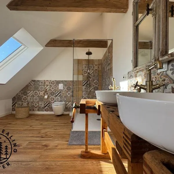 HARZER HEALING CENTER 2025 Himmlische Landhauswohnung mit Fussbodenheizung,XXL Kochinsel,XXL Regendusche,Modern,Hochwertig,Persönlich,Vollausgestattet, Hotel in Elbingerode