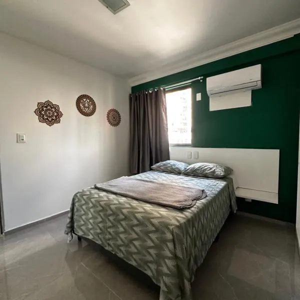 Lindo Flat Boa Viagem 50m do Mar、レシフェのホテル